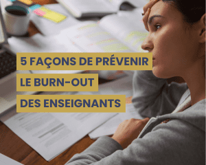 burn out enseignant